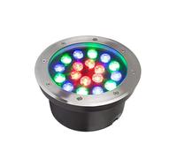 LED Ring Fountain Light - RGB Underwater Led Lights, IP68 Waterproof 12V Underwater Lighting, LED Ground Spotlight Remote Control, For Swimming Pool, Fountain, Swimming Pool ( Color : Green Light , Si