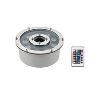 LED Ring Fountain Lights, RGB Underwater Light IP68 Waterproof 12V/24V Color Changing Submersible Landscape Lighting for Garden Fountain Pool (Size : 9W, Voltage : AC 12V)