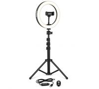 LED Ring Light with Tripod Stand & Phone Holder, 3 Modes and Adjustable Color Temperature with 10 brightness levels, Professional Led Ringlight for Live Streaming, Makeup, YouTube, Tiktok.