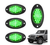 Led Rock Lights - Waterproof Led Truck Lights, RGB Rock Lights | Waterproof LED Rock Lights, Trucks Pod Led Lights, Landscape Garden Rock Lights, 12V Brightness For, SUVs, Pickup Off Road