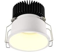LED Round Recessed Ceiling Lamp 3-30W Narrow Bezel Wall Spotlight Living Room Anti-glare Downlight LED Hotel Wall Washer Flat Panel Down Light AC85-265V for Kitchen Living Room Lig