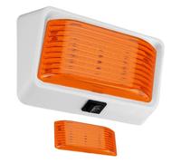 LED RV Porch Utility Light - 12V Waterproof Replacement, High Brightness Exterior Lamp with Flood Beam Optics, Marine Grade Equipment, Cruise Ship Light, Boat Truck Lamp for Outdoor Safety Lighting