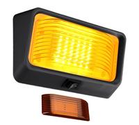 LED RV Porch Utility Light - 12V Waterproof Replacement, High Brightness Exterior Lamp with Flood Beam Optics, Marine Grade Equipment, Cruise Ship Light, Boat Truck Lamp for Outdoor Safety Lighting