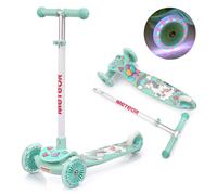 LED Scooter Kids Scooter Child LED Light Up 3 Wheel Adjustable Foldable GIFT
