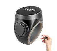 LED Screen Counter Ring | 4 Digit Handheld Clicker Pitch Counter | Prayer Counting Aid, Portable Number Count Clicker For Meditation, Relaxation, Active Fingers