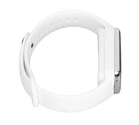 LED Screen Rechargeable Digital Watch Stylish for Men Women 12/24 Hour Dual Time System Lightweight and Comfortable for Daily Use (White)