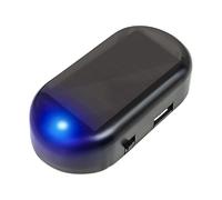 LED Security Scythe - Solar Powered Alarm Light, Flashing Simulated Signal | Auto Simulated Lighting with Deterrent Effect for Outdoor Vehicles Home Protection Configu