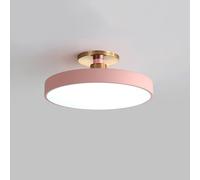 Led Semi Flush Mount Ceiling Lights with Remote Control, Modern Dimmable Close to Ceiling Light Fixture, Round Design Metal Ceiling Lamp for Kitchen Bedroom Entryway Hallway Living Room, JYLSSKUK,