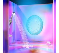 LED Shower Head with Color Changing Lights and Efficient Water Dispensing for Relaxing Showers