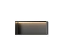 LED Shower Light 70x28x10CM Stainless Steel Wall Fixture No Tile Needed Recessed Installation for Modern Bathroom Stylish and Functional Shower Experience