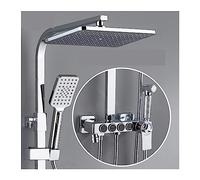 LED Shower tatic Mixer Set for Precise Temperature Control Perfect for Bathroom Modernization and Enhanced Comfort
