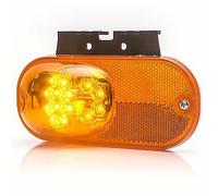 WAS W161 CAT 6 12V / 24V LED AMBER SIDE MARKER / INDICATOR LAMP LIGHT BUS COACH