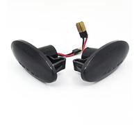 LED Side Marker Lights Dynamic Turn Signal Light for Nissan Qashqai J10 X-trail T31 Cube Juke Leaf Micra Micra K13 Note E11 (black)