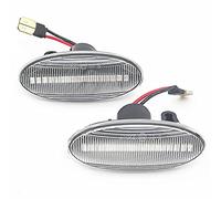 LED Side Marker Lights Dynamic Turn Signal Light for Nissan Qashqai J10 X-trail T31 Cube Juke Leaf Micra Micra K13 Note E11 (white)