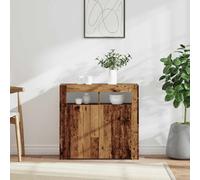 LED Sideboard 2 Door Buffet Storage Cupboard Display Cabinet TV Unit Stand