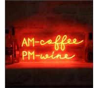 LED Sign Coffee Bar Neon Signs Café Led Lights Wine Wall Decorative Night Lamps Party Decoration Light USB Brightness Adjustable