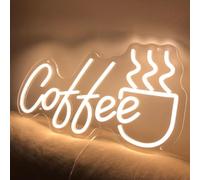 LED Sign Coffee Bar Neon Signs Café Led Lights Wine Wall Decorative Night Lamps Party Decoration Light USB Brightness Adjustable