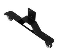 LED Sign Rolling Bracket Base Black Iron Metal Wheeled Stand