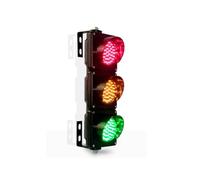 LED Signal Light With Remote Control,Outdoor Traffic Lights,PC Material,12V, 24V, 220V,Suitable for Driving,Playground,Classroom Traffic Rules Teaching,No Pole(12V)