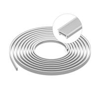 LED Silicone Profile, T2010 3M Flexible LED Diffuser Channel for 10-12 mm Flexible Strip Lights, Acoustic Panels Waterproof LED Strip Cover with End Caps & Mounting Clips for Spotless Neon Glow