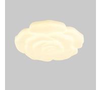 Led Simple Rose Ceiling Light, Modern Cream Style Ceiling Light, Full Spectrum Eye Protection Chandelier, for Living Room Bedroom Light Fixtures,Dining Chandelier/30Cm