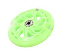 LED Skate Wheels, Flash Wheel Flashing Light Back Rear ABEC for Mini 12x2cm Replacement Spare Part Accessories(Green)