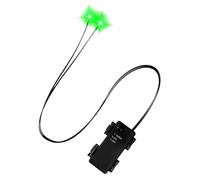 LED Skull Eyes, Spooky Light Props, Halloween Decoration with Timer Control, Creepy Fixture with Indoor Outdoor, 29.53 inches Holiday Accessory, Glowing Ornament for Skeleton Pumpkins Tombstones