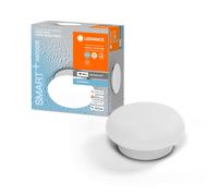 LEDVANCE Smart LED Ceiling Light, Black, 1200LM, 3000-6500K, 200mm, IP44, Orbis Aqua Wall Light, Wall Light with WiFi Technology, Dimmable, Controllable Via App and Voice Assistant,.