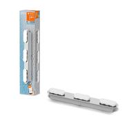LED Smart + Bath Orbis Wall Duplo Silver IP44 20W 2100lm Cct Dimmable Wifi