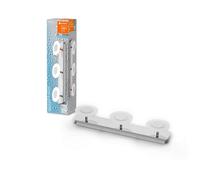 LED Smart + Bath Orbis Wave Silver IP44 52x12cm 21W 2100lm Cct Dimmable Wifi