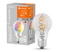LED Smart+ Spiral Filament Bulb A60 4.5W = 30W E27 RGBW 2700K Dimmable App WiFi