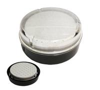 LED SMD 2D 12W Daylight 6400K Round Ceiling Wall Light Fitting Bulkhead 4 Pin