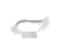 LED Snowflake String Light Outdoor for Christmas Garden Decor for Holiday Lighting Decor Wedding Decor Light 1.5M 10Lamp