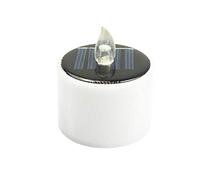 Led Solar Candles Pillar, Flameless Tea Lights Large Solar Powered Flickering For Indoor Decorative, Windows Christmas Outdoors Pathway, Table Top, Cemetery 1Nice Processed