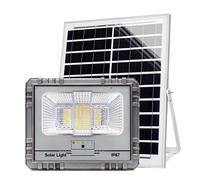 LED solar floodlight, 10W, IP67, with 10000 mAh battery and 12W solar panel