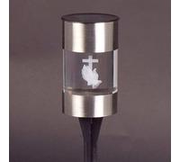 LED Solar Grave Light Grave Lantern Glass Light Grave Decoration Solar Lamp Grave Decoration