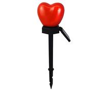 LED Solar Heart Garden Stake Light, Outdoor Décor Yard Patio, Romantic Outdoor Lawn Light | Driveway Balcony Illuminating Nights with Love Waterproof Garden Illumination Elegance Dusk-to-Dawn