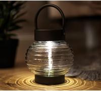 LED Solar Lantern 10 Lumen Pathway Garden Lighting Energy Saving Automatic Timer