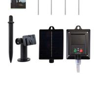 Led Solar Light Meteor Shower 8-10 Hours Run Time 4. 7m x 8 Tubes Warm White X 1 VFM e-Store White One Size