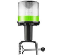 Led Solar Marine Navigation Lights, Solar Charging Ip65 Waterproof, High Brightness Led Marine Signal Lights, Light-controlled Automatic Lighting Navigation Lights (Green)