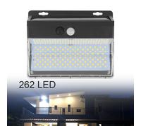 LED Solar Powered PIR Motion Sensor Garden Wall Light Security Flood