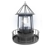 LED Solar Rotating, Waterproof IP65 360 Degree Miniature Rotating Garden Light, Smart Sensor Rotating Beam Lamp for Outdoor Garden Pathway Decor