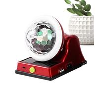 LED Solar Spotlight - Solar Powered Disco Light | 1800mAh Color-Changing Waterproof Outdoor Security Garden Landscape Lamps | Solar Landscape Lighting for Patio, Pathway, Yard, Holiday Décor