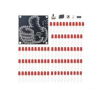 LED Soldering Kit, Thumb Size Running Light PCB Assembly, DIY Electronics Practice Project for Beginners Hobbyists Students(No power cord)