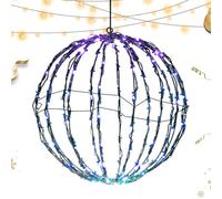 LED Sphere Lights,Outdoor Christmas Sphere Ball Lights - Globe Festive Decoration Ornaments Trees Patio Garden Porch Indoor Night Yard Holiday