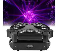 LED Spider Moving Head Beam Light, 9x10W DMX Stage Light for DJ, Club, KTV, Festival, Dance Hall, Bar, Home Parties - Disco Lights