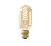 LED Spiral Filament Tubular Lamp 3.8W ES 45x110mm Gold 2100K Dimmable Calex