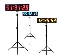 Led Sport Timing Race Clock,Digital Countdown Timer Up,5'' Portable Large Timing Clock,with Tripod and Remote Control,for Marathon Running Events Boxing Match, LJJY-KK
