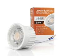 LED Spot Lights Ceiling Cool White 6400K Recessed Downlight LED Module Replaces GU10 MR16 Ultra Flat ø50x22mm 7W/9W 720lm 230V Bulb Lights (5Pack/ 10Pack) (Type 2-9W, 10 Pack)