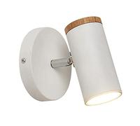 LED Spotlight, 5W LED Wall White Finish, Wrought Iron, Log Lighting Accessories, Decorative Wall Lamps for Mural, Bedroom Headboard, Corridor